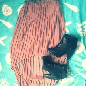 🔁Mauve hi low skirt