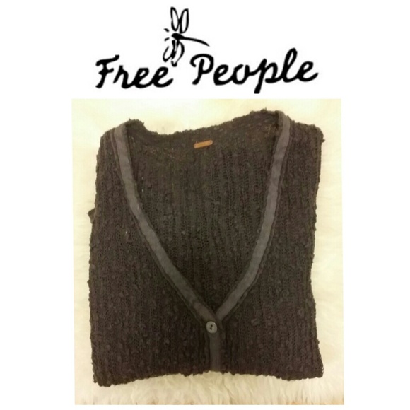 Free people relaxed v neck cardigan