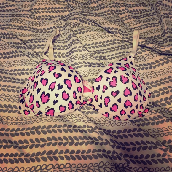 Victoria's Secret cheetah print push-up bra