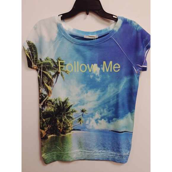 ☀️TROPICAL PHOTO REAL TEE🌴