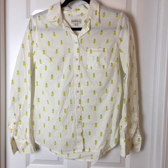 Target pineapple button up
