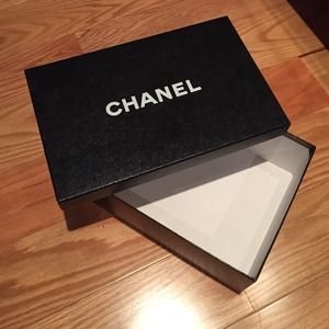 Authentic Chanel shoe box