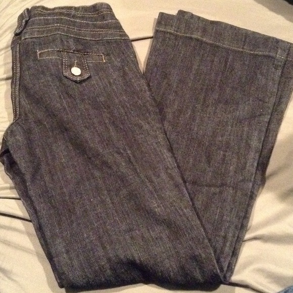 High Waisted Medium Dark Wash Jeans