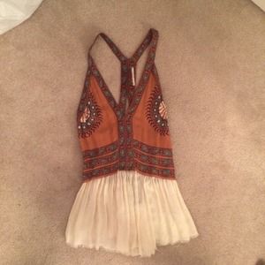 Free People bohemian tank