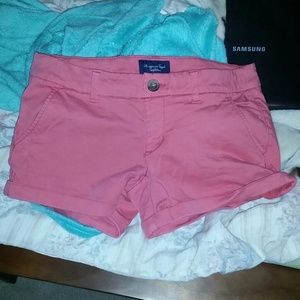 Hot pink AE shorts