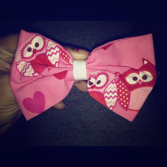 Valentine's Day hair bow