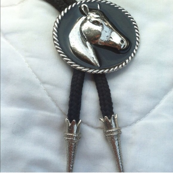 Beautiful horse bolo tie