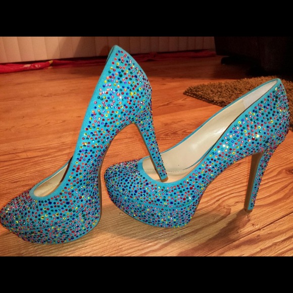 Blue heels
