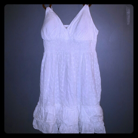 BEACHY White sundress.