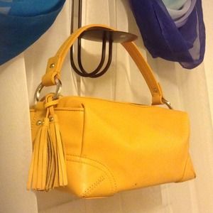 SALE PRICED!  Vintage Ann Taylor mustard bag