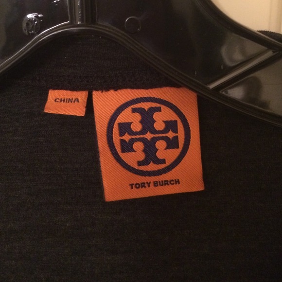 Tory burch charcoal beaded top. Size XS so pretty! - Picture 2 of 2