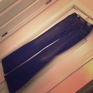 FREE SHIPPING-Express Distressed bootleg jeans