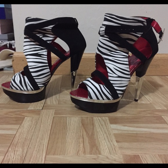 Zebra Print Heels