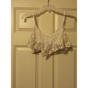 Love culture Lace cream bandeau