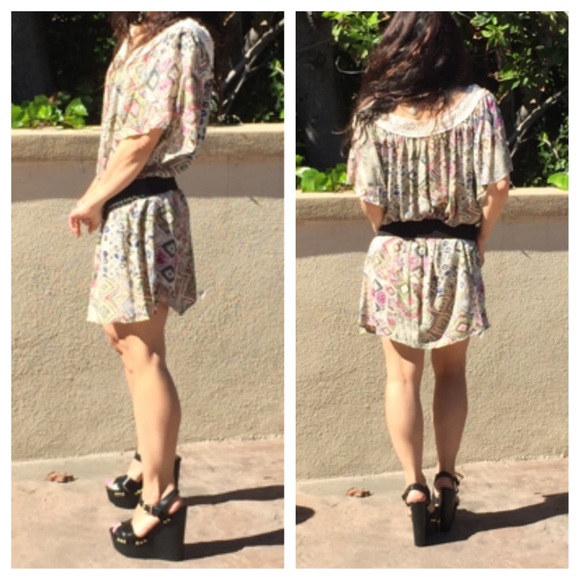 Dresses & Skirts - Bohemian chic peasant dress ONE DAY SALE