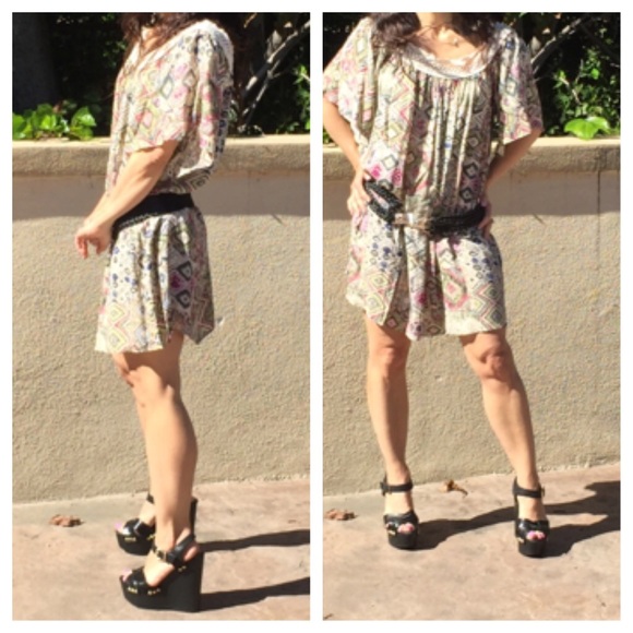 Bohemian chic peasant dress ONE DAY SALE - Picture 4 of 4