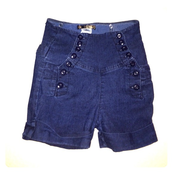 High waisted shorts