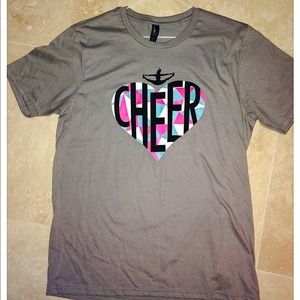 Cheer graphic Shirt. Brand new. We have several.