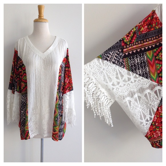 Print and lace and fringe OH MY! - Picture 2 of 2