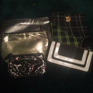 Mac and Victoria's Secret make up bags