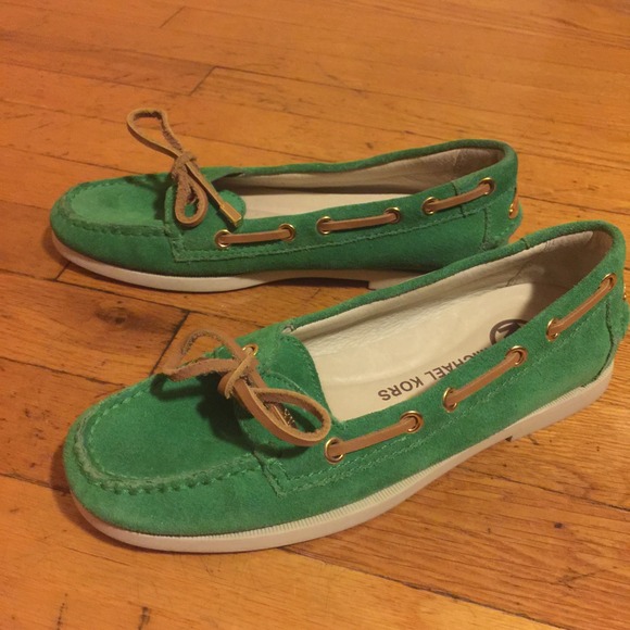 michael kors loafers mens green