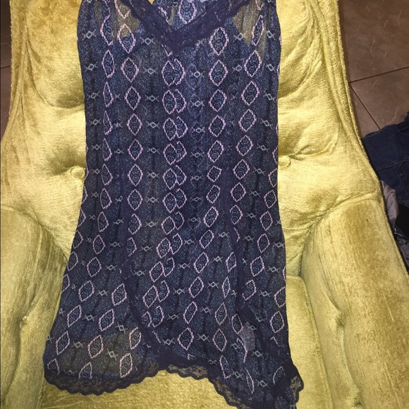 Free people sheer boho slip- perfect for layering