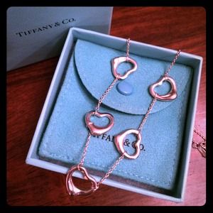 Tiffany & Co. Elsa Peretti open heart necklace