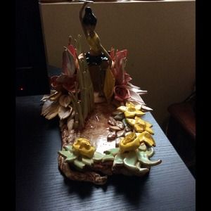 Ceramic garden. Made out of clay.