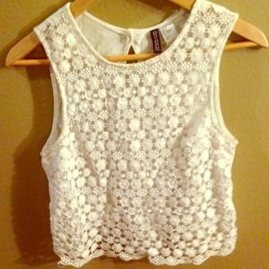Adorable lace top!
