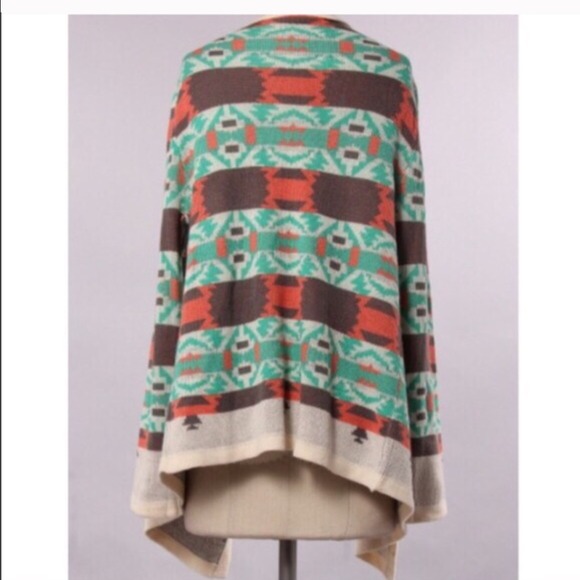 💠💠The MELANIE Aztec cardigan - MINT - Picture 4 of 4