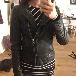 More pics of all saints leather jacket