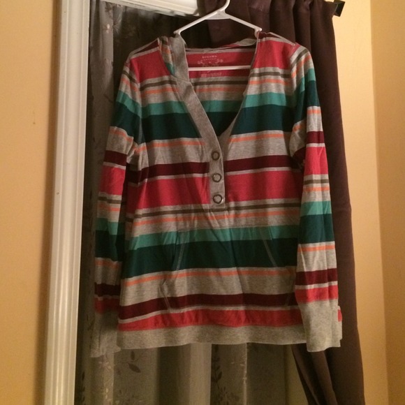 Cute multi color light weight hoodie