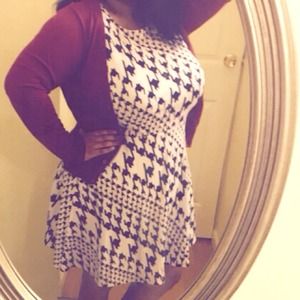 Houndstooth Dress