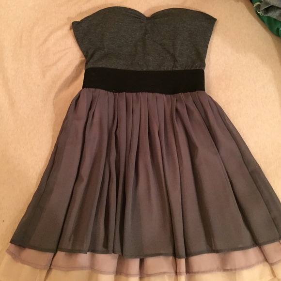 Corset top dress with padding