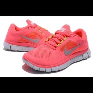 Pink nike free run 5.0 women shoes