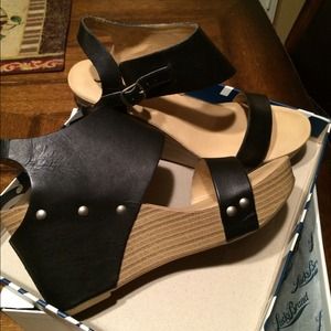 Lucky brand wedge heels