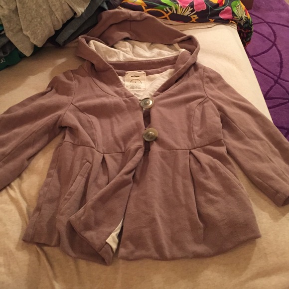 Button jacket with hood from Anthropologie