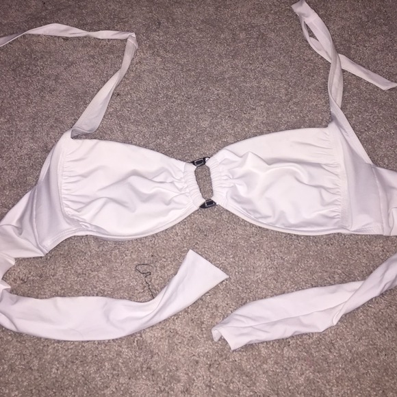 White swimsuit