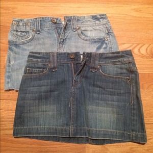 🎉SALE🎉 2 Aeropostale denim skirts