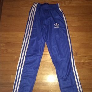 Blue Adidas Track Sweats