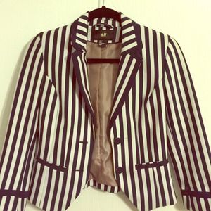 Striped blazer!