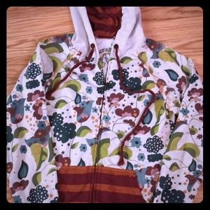 Scrapbook brand zip hoodie