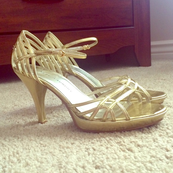 Gold Chinese Laundry sandals