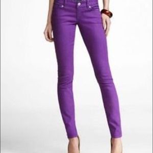 💜 Purple EXPRESS jeans NWOT 💜