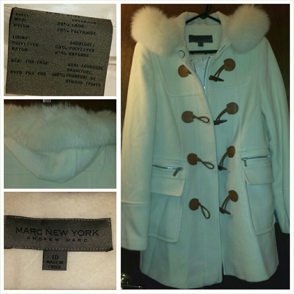 BEAUTIFUL OFF WHITE MARC NEW YORK COAT