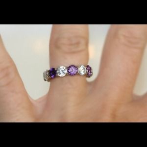 Almost diamonds amethyst cz