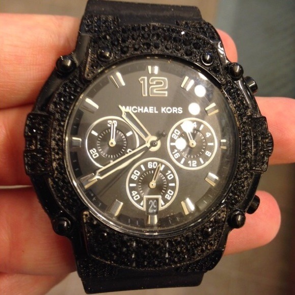 Michael Kors Black watch with silicone band
