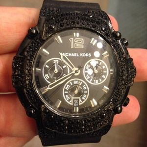 Michael Kors Black watch with silicone band