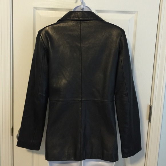100% leather black jacket - Picture 3 of 4