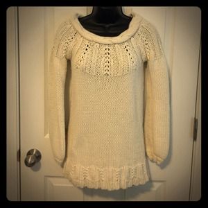 Ivory long sweater